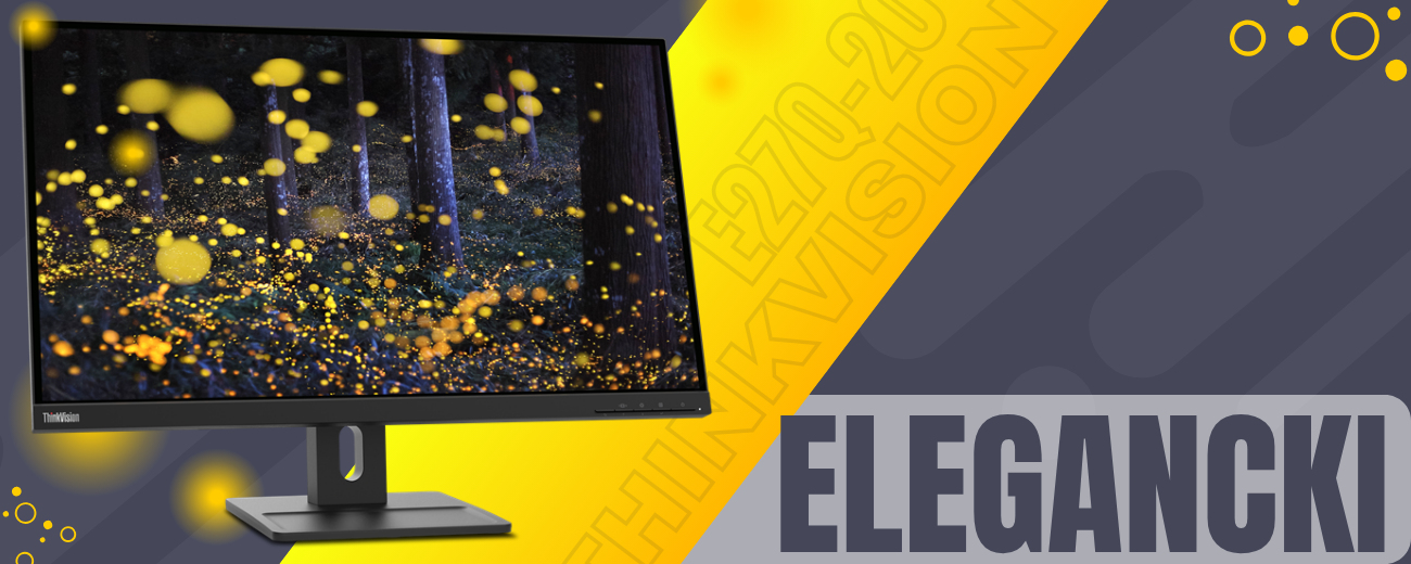 Lenovo ThinkVision E27q-20 - design