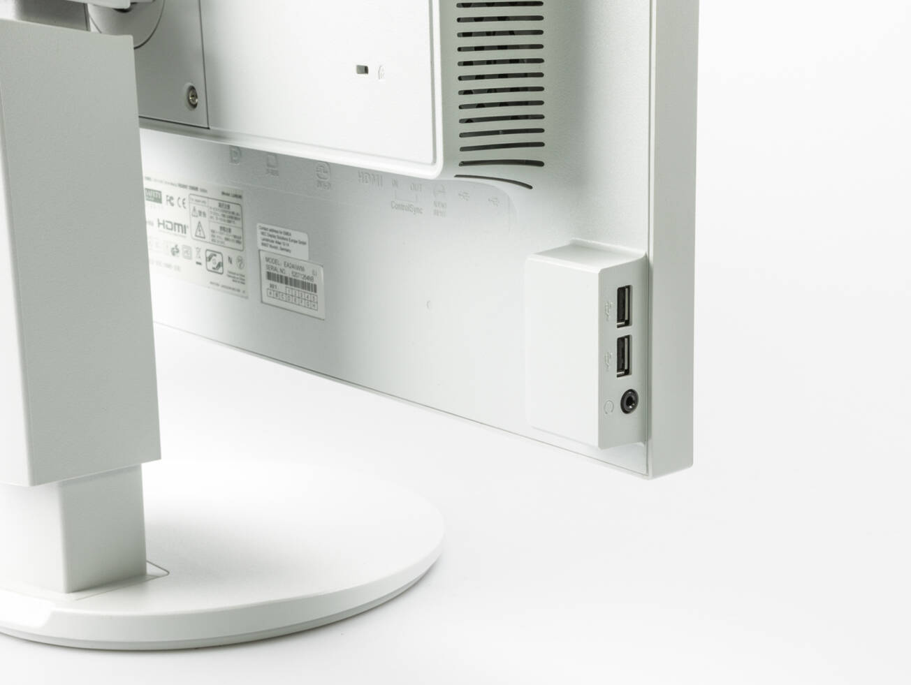 Monitor NEC EA243WM z boku