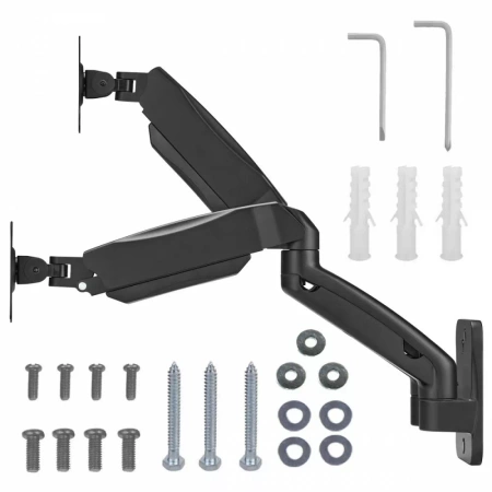 Maclean Uchwyt na dwa monitory naścienny MC-988 9k