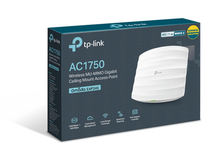 TP-LINK Punkt dostępowy EAP245 AP Gb PoE AC1750