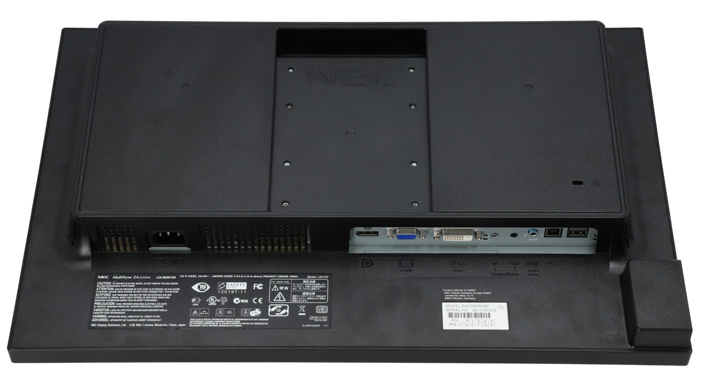 NEC MultiSync EA223WM czujniki światła