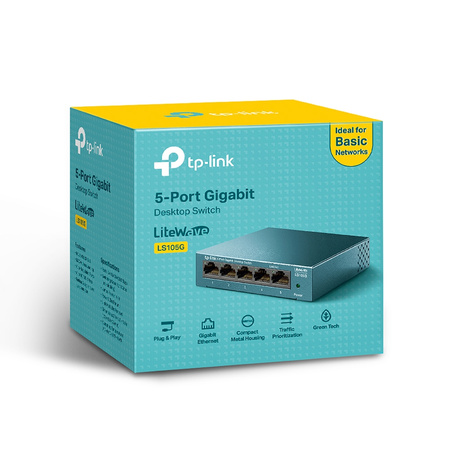 TP-LINK Przełącznik LS105G 5x1GbE LiteWave