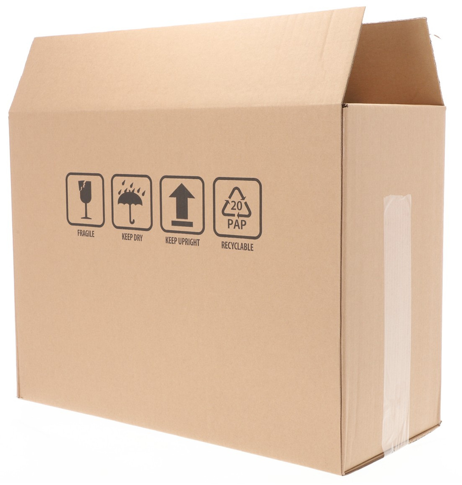 Karton do monitora 24 cala 588x258x436 - widok 2