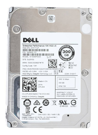 Dysk SAS 2,5 15K 300GB Dell Enterprise v5 ST300MP0