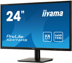 Monitor LCD 24" IIYAMA PL2474 black