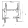 Maclean Uchwyt do TV 32-70'' 45kg MC-412 VESA 400x