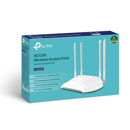 TP-LINK Punkt dostępu WA1201 AC1200 PoE 