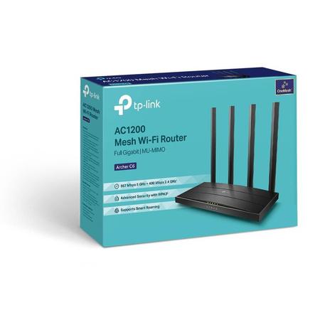 TP-LINK Router Archer C6 V3 AC1200 4LAN 1WAN