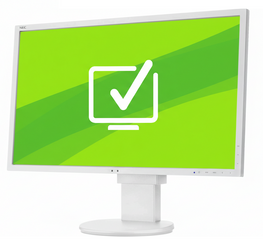 Monitor LED 24" NEC EA244WMi WHITE