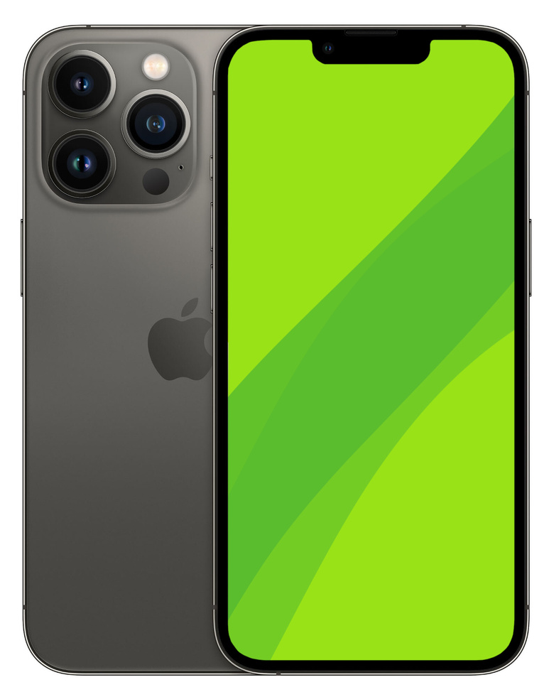 iPhone 13 Pro front and back view