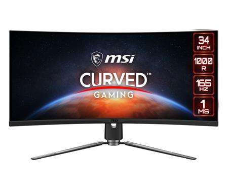 Monitor LED 34" MSI MPG ARTYMIS 343CQR Curved