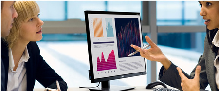 Monitor LED Dell 24" P2421