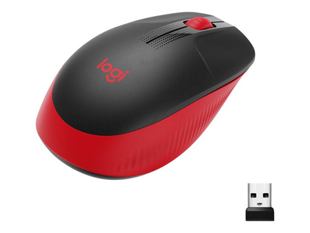 Mysz bezprzewodowa Logitech M190 optyczna czerwona