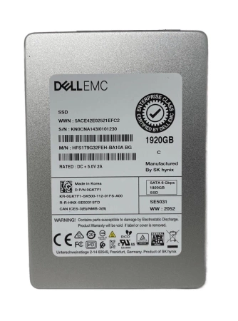 Dysk Hynix HFS1T9G32FEH-BA10A 1.92TB SATA SSD 2,5"