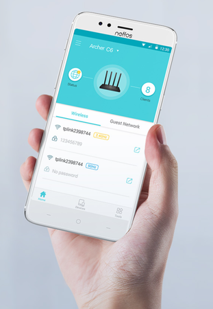TP-LINK Router Archer C6 V3 AC1200 4LAN 1WAN