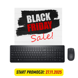 Dell Zestaw bezprzewodowy klawiatura + mysz KM3322